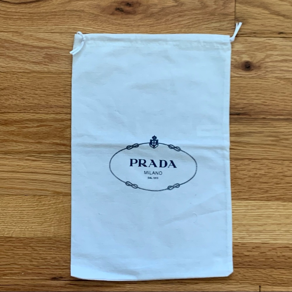 Prada Milano white dust bag